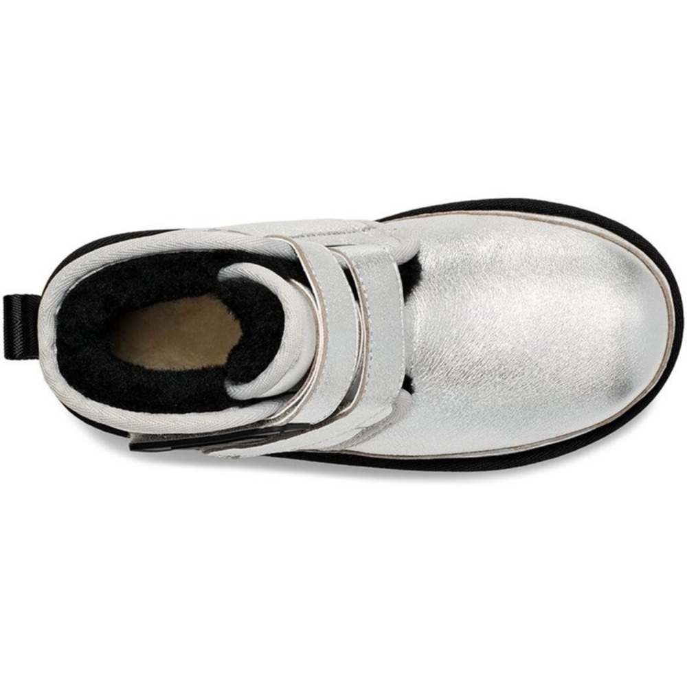 UGG Metallic Silver Platform Boots - Picture 2 of 4